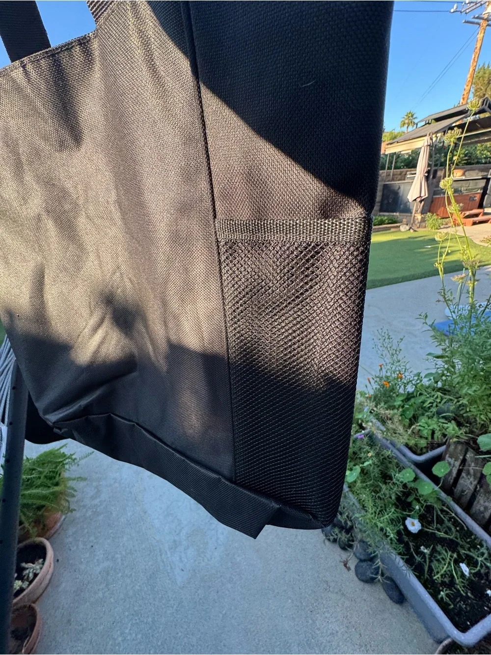 Black Tote Bag with LAX GTW Logo